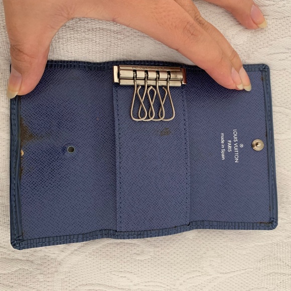 Louis Vuitton Blue Epi Leather Key holder Card holder - Picture 5 of 7